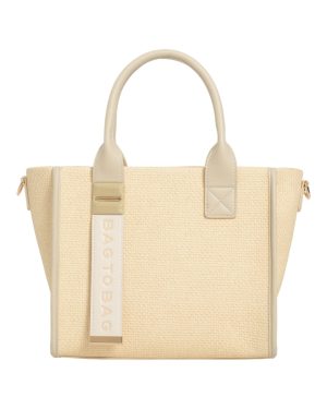 BAG TO BAG Τσάντα χειρός BTB0031 - Μπέζ ΓΥΝΑΙΚΕΙΕΣ ΤΣΑΝΤΕΣ > SPRING – SUMMER 2026 > Τσάντες Χειρός - Γυναικείες Τσάντες