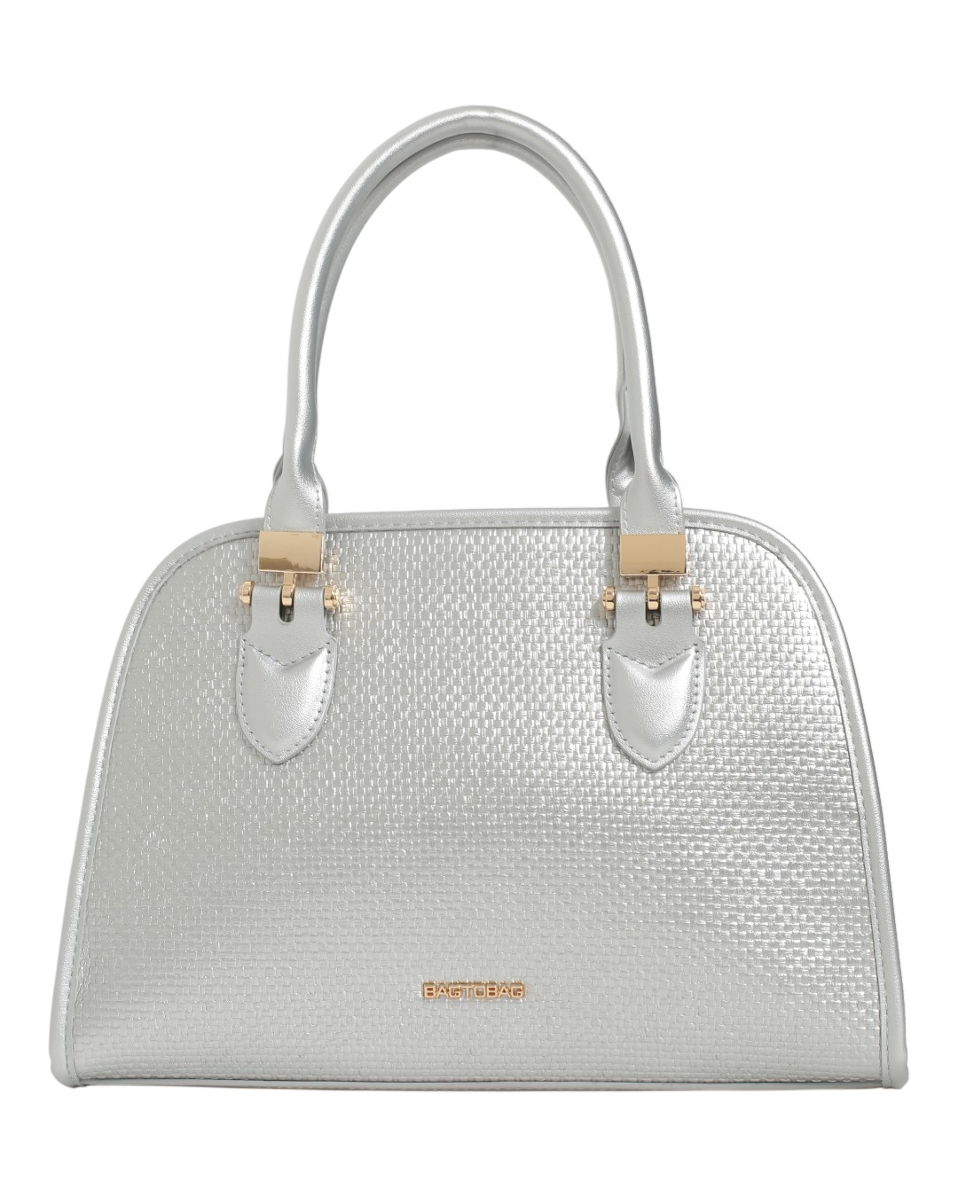 BAG TO BAG Τσάντα χειρός BTB0032 - Ασημί ΓΥΝΑΙΚΕΙΕΣ ΤΣΑΝΤΕΣ > SPRING – SUMMER 2026 > Τσάντες Χειρός - Γυναικείες Τσάντες