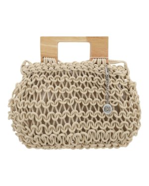 BAG TO BAG Τσάντα χειρός CH1717 - Ιβουάρ ΓΥΝΑΙΚΕΙΕΣ ΤΣΑΝΤΕΣ > SPRING – SUMMER 2026 > Τσάντες Χειρός - Γυναικείες Τσάντες