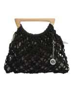 BAG TO BAG Τσάντα χειρός CH1718 - Μαύρο ΓΥΝΑΙΚΕΙΕΣ ΤΣΑΝΤΕΣ > SPRING – SUMMER 2026 > Τσάντες Χειρός - Γυναικείες Τσάντες