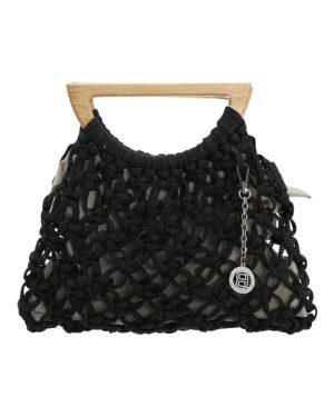 BAG TO BAG Τσάντα χειρός CH1718 - Μαύρο ΓΥΝΑΙΚΕΙΕΣ ΤΣΑΝΤΕΣ > SPRING – SUMMER 2026 > Τσάντες Χειρός - Γυναικείες Τσάντες