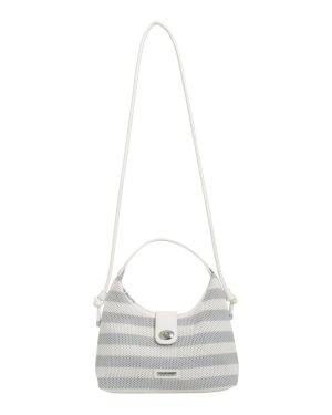 BAG TO BAG Τσάντα χειρός F2566-2L - Ασημί ΓΥΝΑΙΚΕΙΕΣ ΤΣΑΝΤΕΣ > SPRING – SUMMER 2026 > Τσάντες Χειρός - Γυναικείες Τσάντες