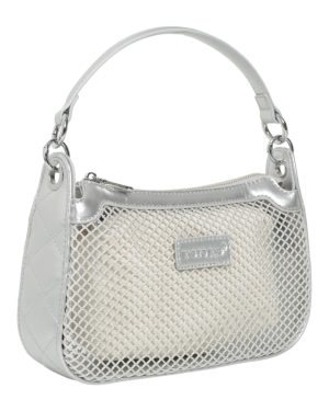 BAG TO BAG Τσάντα χειρός KX2504 - Ασημί ΓΥΝΑΙΚΕΙΕΣ ΤΣΑΝΤΕΣ > SPRING – SUMMER 2026 > Τσάντες Χειρός - Γυναικείες Τσάντες