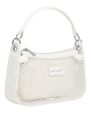 BAG TO BAG Τσάντα χειρός KX2504 - Ασπρο ΓΥΝΑΙΚΕΙΕΣ ΤΣΑΝΤΕΣ > SPRING – SUMMER 2026 > Τσάντες Χειρός - Γυναικείες Τσάντες