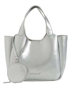 BAG TO BAG Τσάντα χειρός KX2509 - Ασημί ΓΥΝΑΙΚΕΙΕΣ ΤΣΑΝΤΕΣ > SPRING – SUMMER 2026 > Τσάντες Χειρός - Γυναικείες Τσάντες