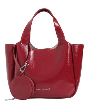 BAG TO BAG Τσάντα χειρός KX2509 - Κόκκινο ΓΥΝΑΙΚΕΙΕΣ ΤΣΑΝΤΕΣ > SPRING – SUMMER 2026 > Τσάντες Χειρός - Γυναικείες Τσάντες
