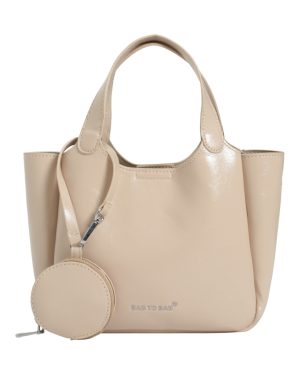 BAG TO BAG Τσάντα χειρός KX2509 - Μπέζ ΓΥΝΑΙΚΕΙΕΣ ΤΣΑΝΤΕΣ > SPRING – SUMMER 2026 > Τσάντες Χειρός - Γυναικείες Τσάντες
