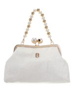 BAG TO BAG Τσάντα  χειρός LB-11567 - Ασπρο ΓΥΝΑΙΚΕΙΕΣ ΤΣΑΝΤΕΣ > SPRING – SUMMER 2026 > Βραδινά Τσαντάκια / Clutch - Γυναικείες Τσάντες