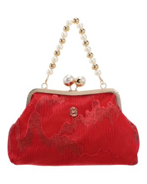 BAG TO BAG Τσάντα  χειρός LB-11567 - Κόκκινο ΓΥΝΑΙΚΕΙΕΣ ΤΣΑΝΤΕΣ > SPRING – SUMMER 2026 > Βραδινά Τσαντάκια / Clutch - Γυναικείες Τσάντες