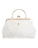 BAG TO BAG Τσάντα  χειρός LB-11568 - Ασπρο ΓΥΝΑΙΚΕΙΕΣ ΤΣΑΝΤΕΣ > SPRING – SUMMER 2026 > Βραδινά Τσαντάκια / Clutch - Γυναικείες Τσάντες