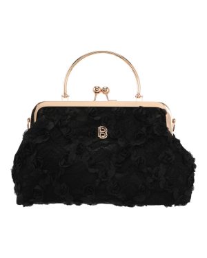 BAG TO BAG Τσάντα  χειρός LB-11568 - Μαύρο ΓΥΝΑΙΚΕΙΕΣ ΤΣΑΝΤΕΣ > SPRING – SUMMER 2026 > Βραδινά Τσαντάκια / Clutch - Γυναικείες Τσάντες