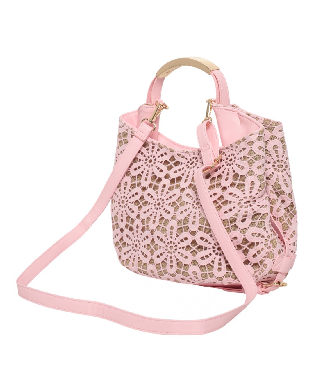 Τσάντα χειρός WJS5181H - Ροζ BAG TO BAG - Image 3