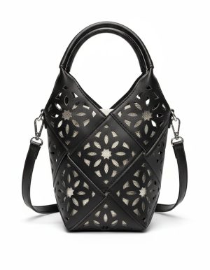 BAG TO BAG Τσάντα χειρός XQ-652 - Μαύρο ΓΥΝΑΙΚΕΙΕΣ ΤΣΑΝΤΕΣ > SPRING – SUMMER 2026 > Τσάντες Χειρός - Γυναικείες Τσάντες