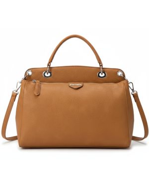 BAG TO BAG Τσάντα χειρός XY-37013 - Brown ΓΥΝΑΙΚΕΙΕΣ ΤΣΑΝΤΕΣ > SPRING – SUMMER 2026 > ΕΚΘΕΣΗ > Τσάντες Χειρός - Γυναικείες Τσάντες