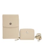 BAG TO BAG Τσάντα χιαστί YC-03058 - Μπέζ ΓΥΝΑΙΚΕΙΕΣ ΤΣΑΝΤΕΣ > SPRING – SUMMER 2026 > Τσάντες Χιαστί - Γυναικείες Τσάντες