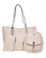 BAG TO BAG Τσάντα ώμου  JX-2666 - Μπέζ ΓΥΝΑΙΚΕΙΕΣ ΤΣΑΝΤΕΣ > SPRING – SUMMER 2026 > ΕΚΘΕΣΗ > Τσάντες Ωμου - Γυναικείες Τσάντες