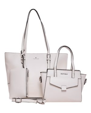 BAG TO BAG Τσάντα ώμου  JX-2667 - Ασπρο ΓΥΝΑΙΚΕΙΕΣ ΤΣΑΝΤΕΣ > SPRING – SUMMER 2026 > ΕΚΘΕΣΗ > Τσάντες Ωμου - Γυναικείες Τσάντες