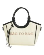 BAG TO BAG Τσάντα ώμου KX2507 - Ασημί ΓΥΝΑΙΚΕΙΕΣ ΤΣΑΝΤΕΣ > SPRING – SUMMER 2026 > Τσάντες Ωμου - Γυναικείες Τσάντες