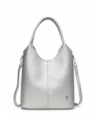 BAG TO BAG Τσάντα ώμου XY-37001# - Ασημί ΓΥΝΑΙΚΕΙΕΣ ΤΣΑΝΤΕΣ > SPRING – SUMMER 2026 > ΕΚΘΕΣΗ > Τσάντες Ωμου - Γυναικείες Τσάντες