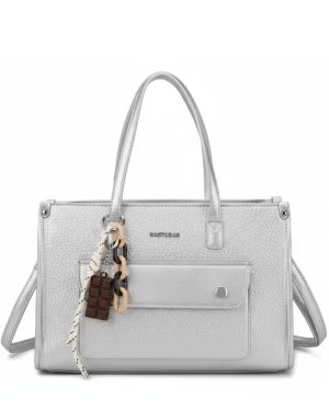 BAG TO BAG Τσάντα ώμου  XY-37007 - Ασημί ΓΥΝΑΙΚΕΙΕΣ ΤΣΑΝΤΕΣ > SPRING – SUMMER 2026 > ΕΚΘΕΣΗ > Τσάντες Ωμου - Γυναικείες Τσάντες