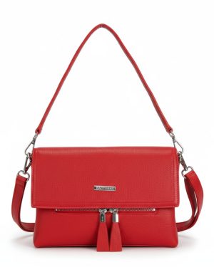 BAG TO BAG Τσάντα ώμου  XY-37018# - Κόκκινο ΓΥΝΑΙΚΕΙΕΣ ΤΣΑΝΤΕΣ > SPRING – SUMMER 2026 > ΕΚΘΕΣΗ > Τσάντες Ωμου - Γυναικείες Τσάντες