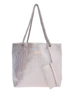 BAG TO BAG Τσαντα θαλασσης 9601 - Ασημί ΓΥΝΑΙΚΕΙΕΣ ΤΣΑΝΤΕΣ > SPRING – SUMMER 2026 > Τσάντες Ωμου - Γυναικείες Τσάντες > Τσάντες Θαλάσσης - Γυναικείες Τσάντες