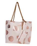 BAG TO BAG Τσαντα θαλασσης 9603 - Σαμπανιζέ ΓΥΝΑΙΚΕΙΕΣ ΤΣΑΝΤΕΣ > SPRING – SUMMER 2026 > Τσάντες Ωμου - Γυναικείες Τσάντες > Τσάντες Θαλάσσης - Γυναικείες Τσάντες