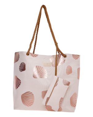 BAG TO BAG Τσαντα θαλασσης 9603 - Σαμπανιζέ ΓΥΝΑΙΚΕΙΕΣ ΤΣΑΝΤΕΣ > SPRING – SUMMER 2026 > Τσάντες Ωμου - Γυναικείες Τσάντες > Τσάντες Θαλάσσης - Γυναικείες Τσάντες