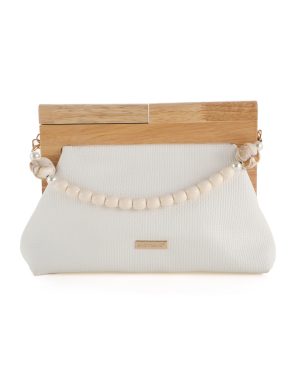 BAG TO BAG Ψάθινη τσάντα χειρός MD2401 - Ασπρο ΓΥΝΑΙΚΕΙΕΣ ΤΣΑΝΤΕΣ > SPRING – SUMMER 2026 > Τσάντες Φάκελοι - Γυναικείες Τσάντες > Βραδινά Τσαντάκια / Clutch - Γυναικείες Τσάντες > Τσάντες Χειρός - Γυναικείες Τσάντες