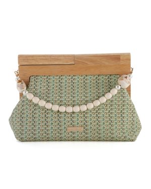 BAG TO BAG Ψάθινη τσάντα χειρός MD2401 - Πράσινο ΓΥΝΑΙΚΕΙΕΣ ΤΣΑΝΤΕΣ > SPRING – SUMMER 2026 > Τσάντες Φάκελοι - Γυναικείες Τσάντες > Βραδινά Τσαντάκια / Clutch - Γυναικείες Τσάντες > Τσάντες Χειρός - Γυναικείες Τσάντες