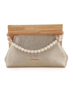 BAG TO BAG Ψάθινη τσάντα χειρός MD2401 - Χρυσό ΓΥΝΑΙΚΕΙΕΣ ΤΣΑΝΤΕΣ > SPRING – SUMMER 2026 > Τσάντες Φάκελοι - Γυναικείες Τσάντες > Βραδινά Τσαντάκια / Clutch - Γυναικείες Τσάντες > Τσάντες Χειρός - Γυναικείες Τσάντες