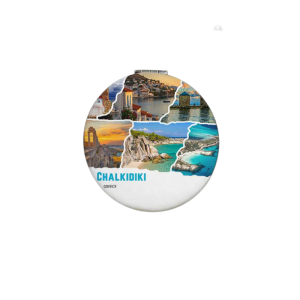 Kαθρέπτης τσέπης Souvenir - Chalkidiki - 7*7*3cm - 871821