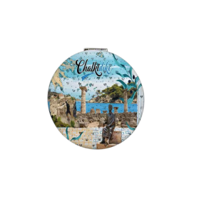 Kαθρέπτης τσέπης Souvenir - Chalkidiki - 7*7*3cm - 871843