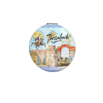 Kαθρέπτης τσέπης Souvenir - Thessaloniki - 7*7*3cm - 871827