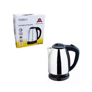 Ηλεκτρικός βραστήρας μεταλλικός μεγάλης ανθεκτικότητας και ωραίες αισθητικής με ενδεικτική λυχνία.