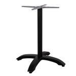 ΒΑΣΗ ΑΛΟΥΜΙΝΙΟΥ FB9460.01 ΜΑΥΡΟ ΜΑΤ 66Χ66Χ72Υεκ. ΜΕ ΣΤΑΥΡΟ 48Χ48εκ.