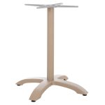 ΒΑΣΗ ΑΛΟΥΜΙΝΙΟΥ FB9460.25 ΚΑΠΟΥΤΣΙΝΟ ΜΑΤ 66x66x72Υεκ. ΜΕ ΣΤΑΥΡΟ 48Χ48εκ.