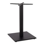 ΒΑΣΗ ΜΕΤΑΛΛΙΚΗ ΜΑΥΡΗ ΜΑΤ 45Χ45Χ72εκ. ΜΕ ΣΤΑΥΡΟ 46Χ46 ΚΑΙ ΡΕΓΟΥΛΑΤΟΡΟΥΣ FB9438