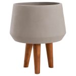 ΓΛΑΣΤΡΑ ΕΣΩΤ.ΧΩΡΟY FB94680.03M FIBER CEMENT ΓΚΡΙ--ΒΑΣΗ TEAK Φ35x50Υεκ