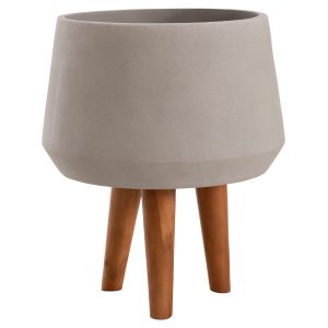 ΓΛΑΣΤΡΑ ΕΣΩΤ.ΧΩΡΟY FB94680.03M FIBER CEMENT ΓΚΡΙ--ΒΑΣΗ TEAK Φ35x50Υεκ