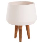 ΓΛΑΣΤΡΑ ΕΣΩΤ.ΧΩΡΟΥ FB94680.02M FIBER CEMENT ΛΕΥΚΟ--ΒΑΣΗ TEAK Φ35x50Υεκ