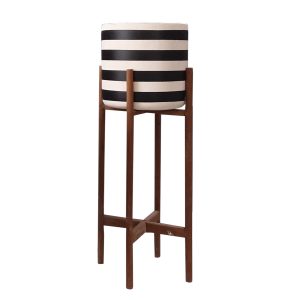 ΓΛΑΣΤΡΑ-ΚΑΣΠΟ ΕΣΩΤ.ΧΩΡΟΥ FB94683L FIBER CEMENT ΛΕΥΚΟ/ΜΑΥΡΟ--ΒΑΣΗ TEAK Φ25x65Υεκ