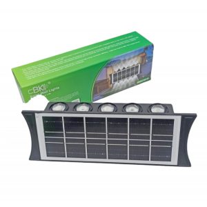 Επιτοίχιο Ηλιακό Φωτιστικό με 10 LED