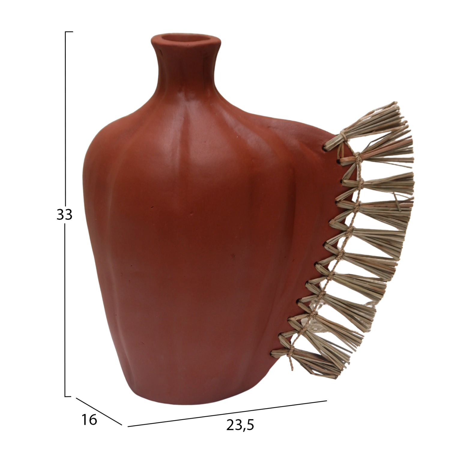 ΕΠΙΤΡΑΠΕΖΙΟ ΔΙΑΚΟΣΜΗΤΙΚO FB94689.08 ΦΥΣΙΚΗ ΤΕΡΑΚΟΤΑ & GRASS--23.5x16x33Υεκ. - Image 2