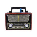 Επαναφορτιζόμενο ραδιόφωνο Retro - M1802-BT - 018022 - Black