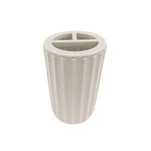 Θήκες οδοντόβουρτσας πλαστικές σε σετ 5Χ - Beige - 21560