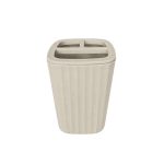 Θήκες οδοντόβουρτσας πλαστικές σε σετ 5Χ - Beige - 21566