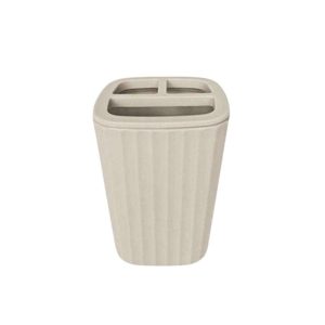 Θήκες οδοντόβουρτσας πλαστικές σε σετ 5Χ - Beige - 21566