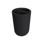 Θήκες οδοντόβουρτσας πλαστικές σε σετ 5Χ - Black - 21788