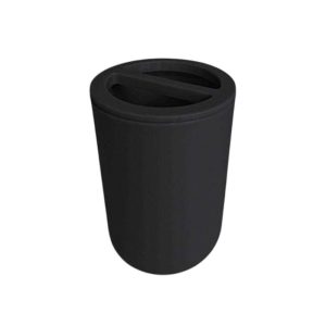 Θήκες οδοντόβουρτσας πλαστικές σε σετ 5Χ - Black - 21788